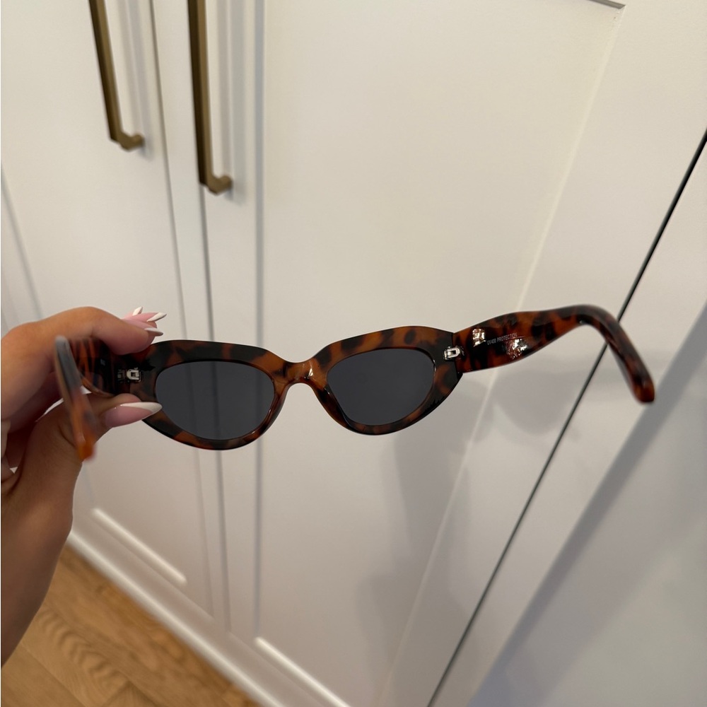 Tortoise Shell Sunglasses Chic Glasses - Picture 4 of 6